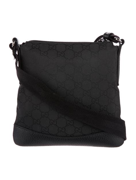 gucci bag square one|Gucci nylon crossbody bag.